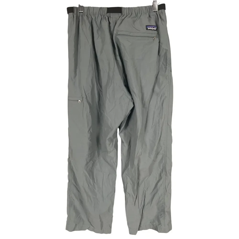 Patagonia Medium 100% Nylon Gray Hiking Pants Worn Wear